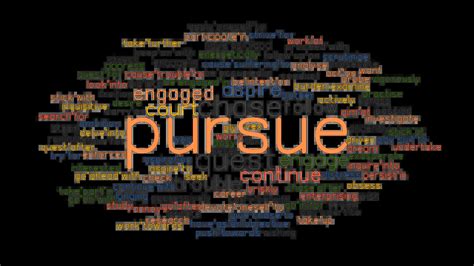 synonyms of pursue